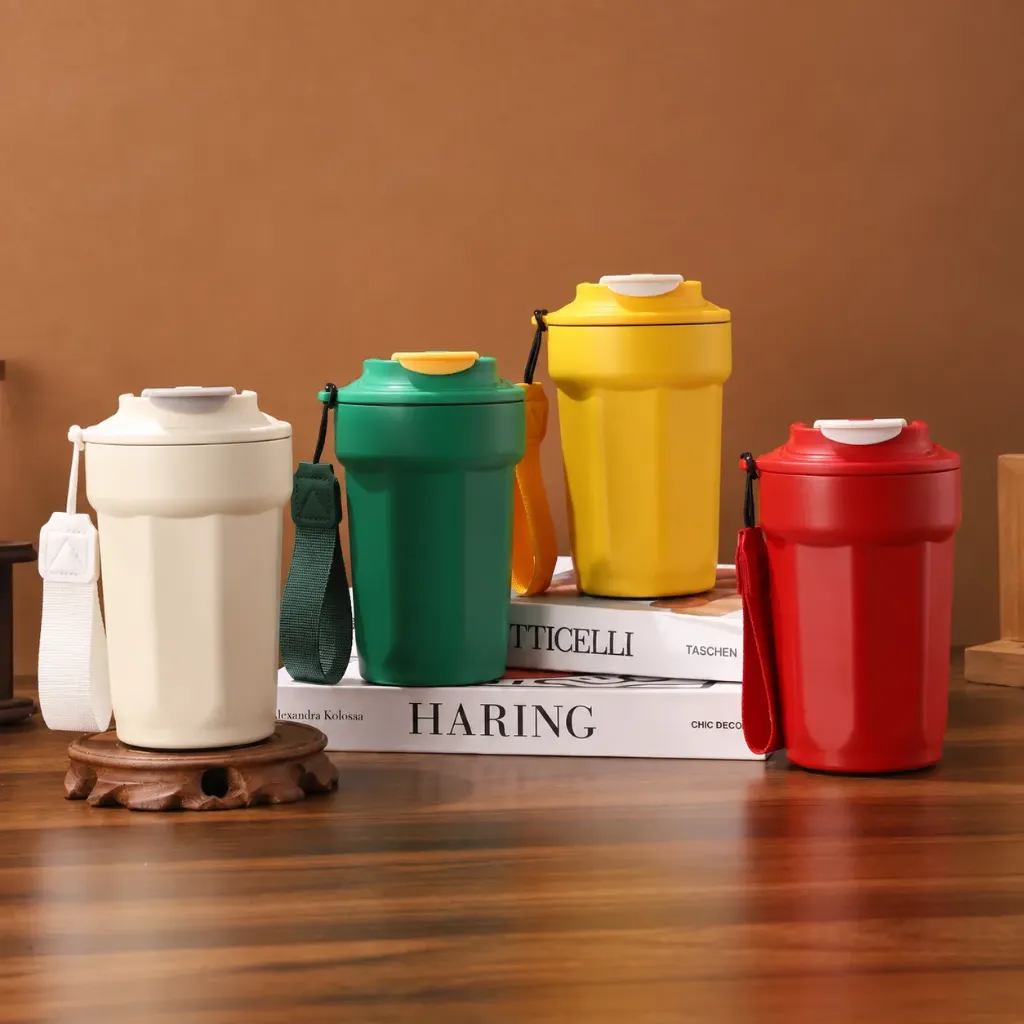 Ly giữ nhiệt Coffee Inox 450ml (8 góc)