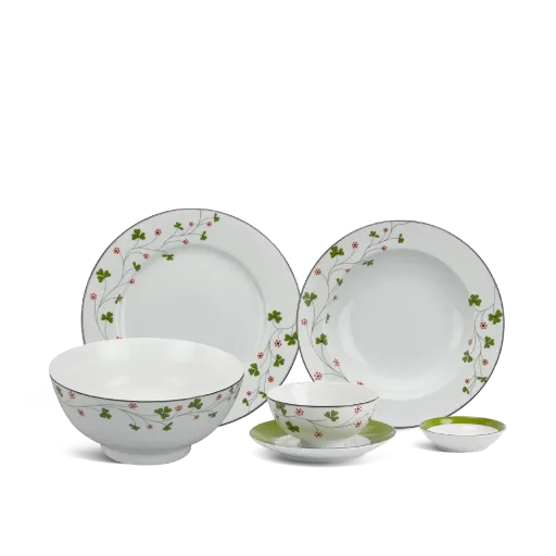 Bộ đồ ăn Minh Long - Jasmine - Hoa May Mắn