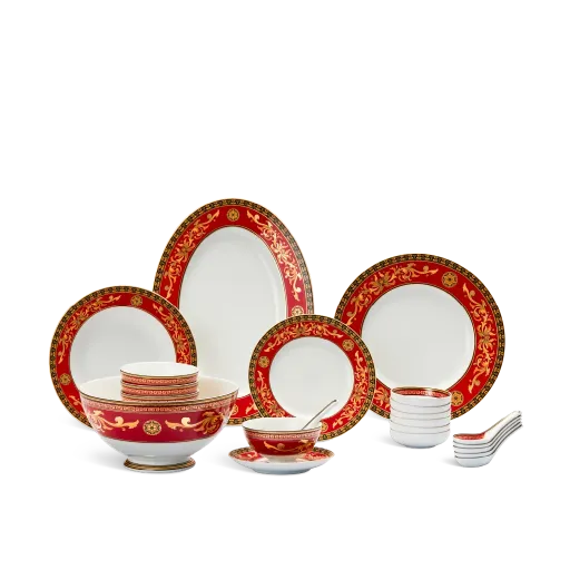 Bộ đồ ăn Minh Long - Hoàng Cung - Quốc Sắc