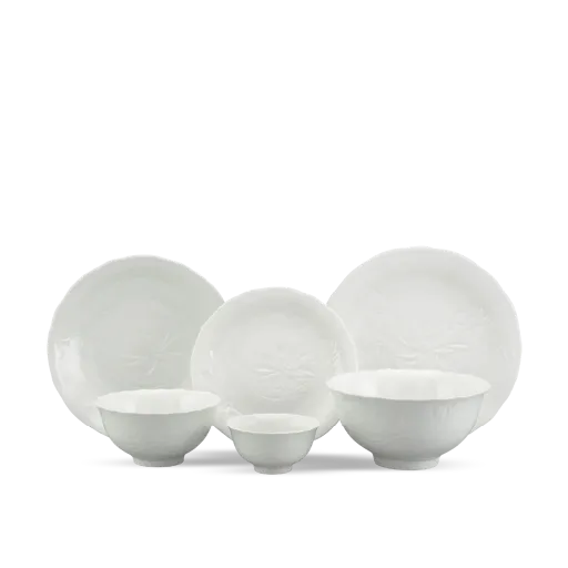 Bộ đồ ăn Minh Long - Sen IFP - Trắng Ngà