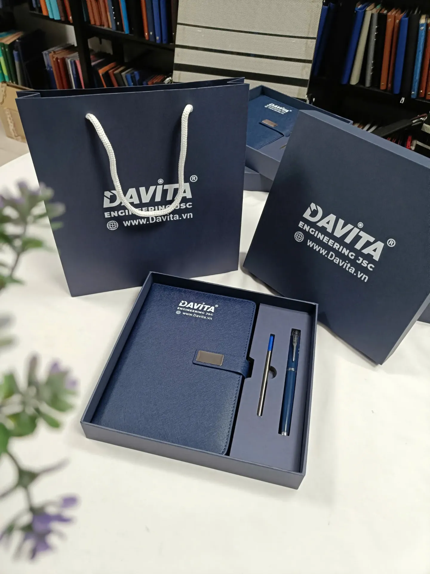 Set quà tặng 5 món in logo
